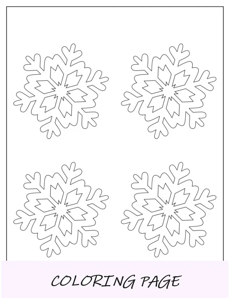 Modelo de floco de neve pequeno Sakura