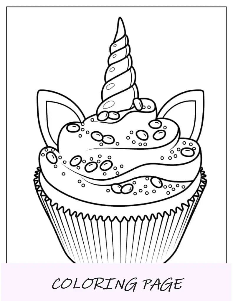 Cupcake Temático Unicórnio