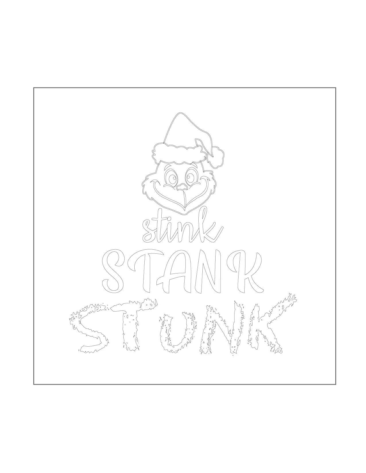 Grinch Coloring Pages
