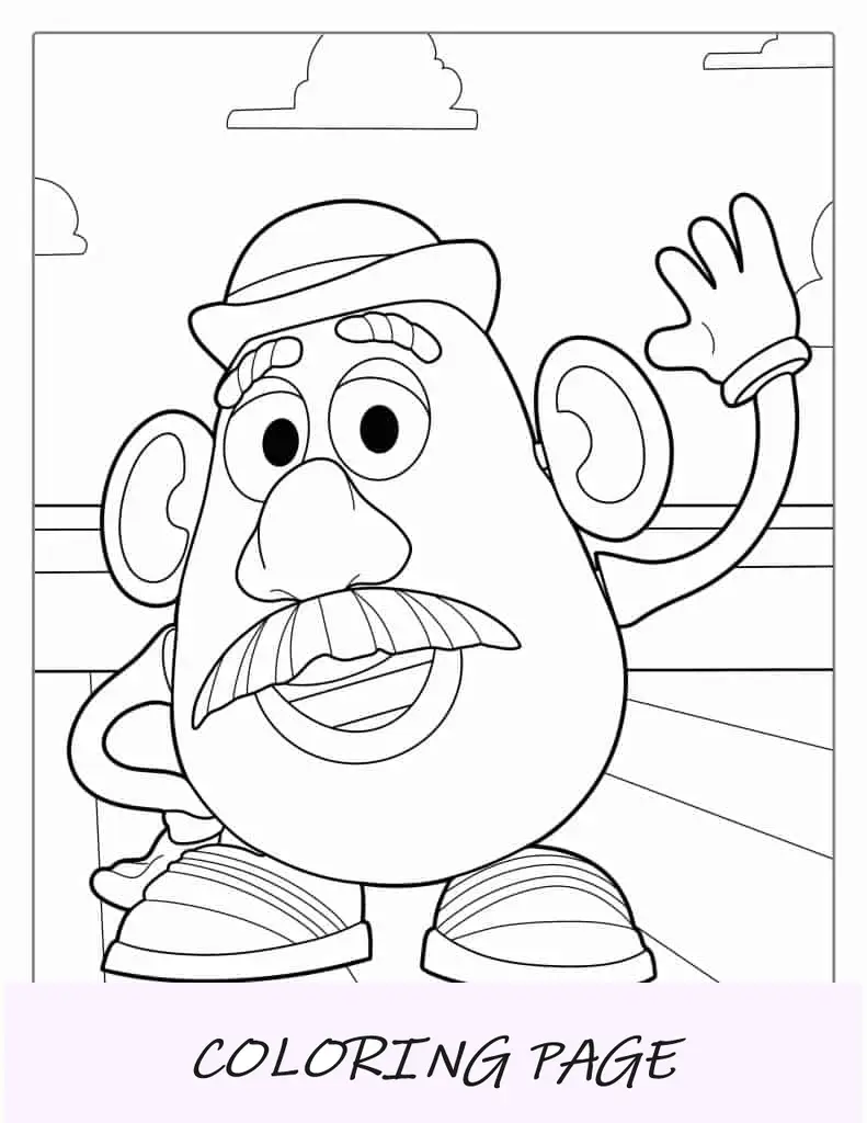 Ausmalbilder Mr. Potato Head