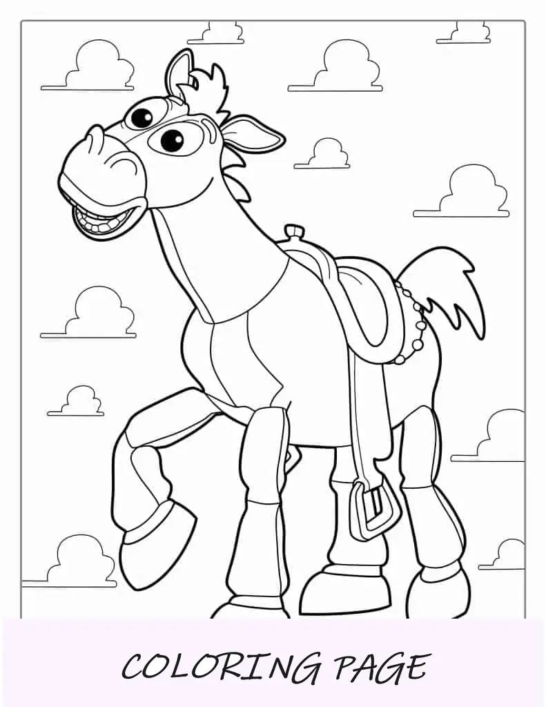 Bullseye Das Pferd von Toy Story bis Color