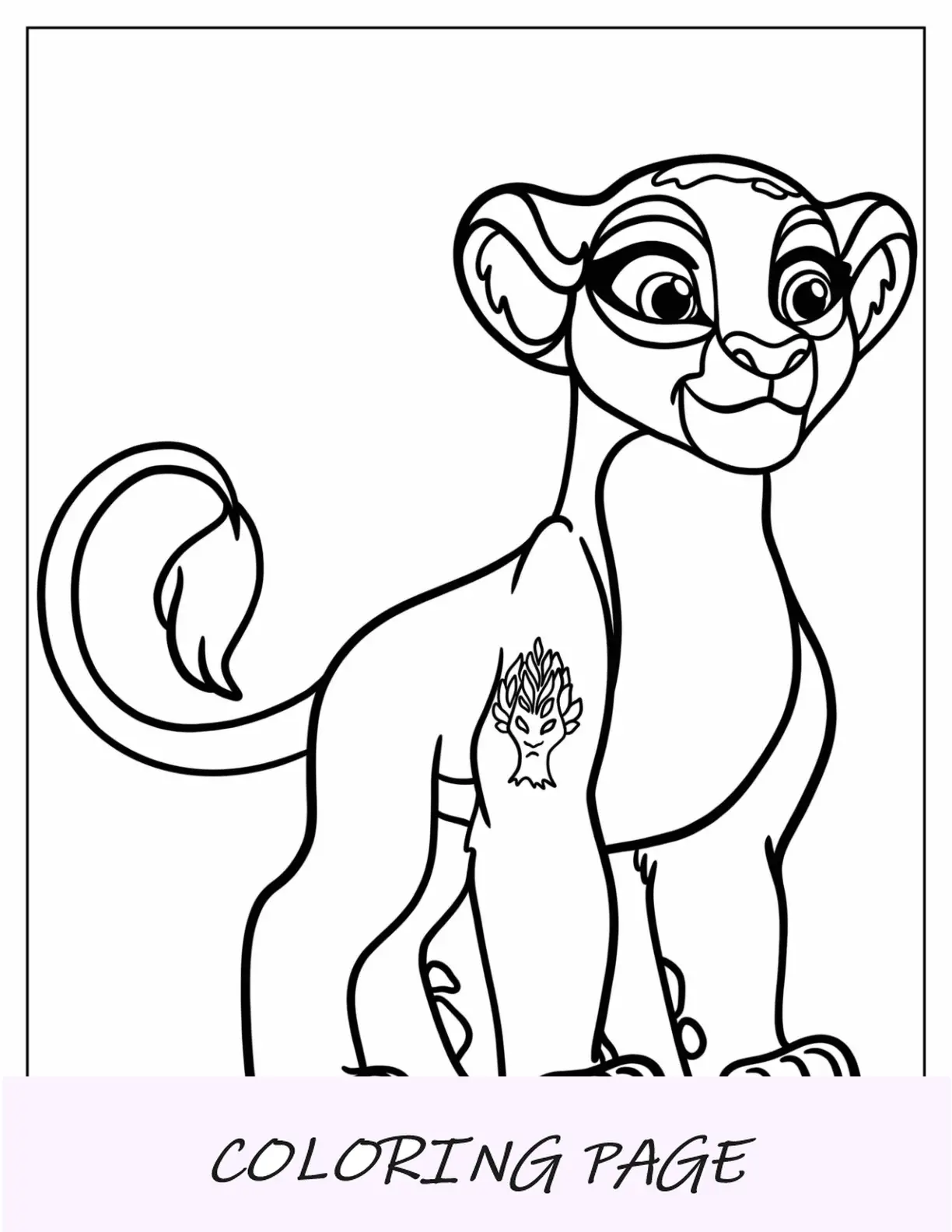 Guarda Leão Kion, Ono, Fuli, Beshte e Bunga na selva