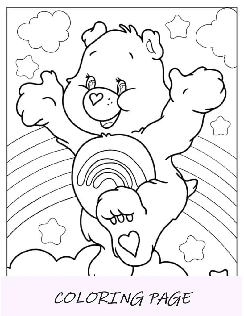 Orso Peloso Allegria Con Le Zampe In Su Colorazione