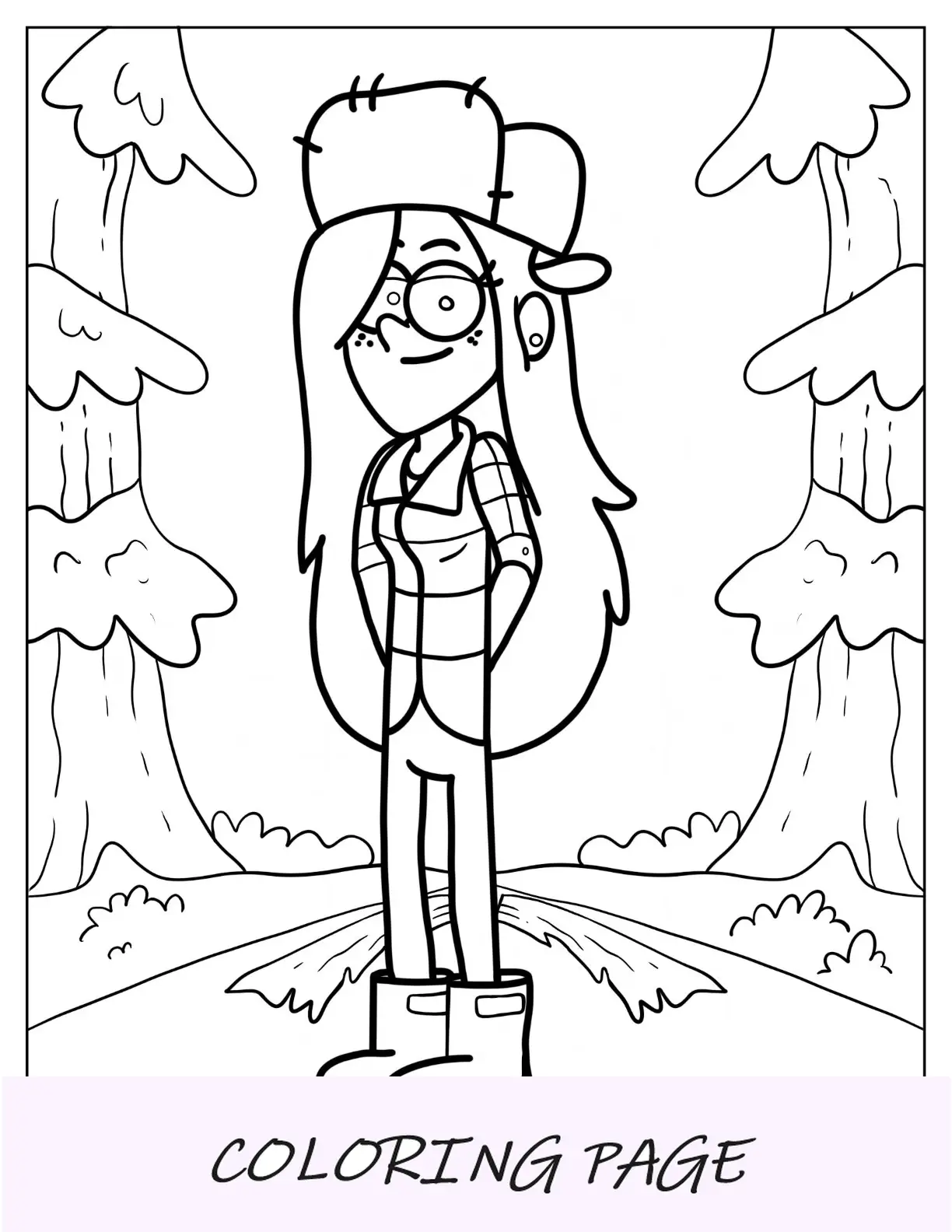 Dipper, Mabel e Waddles leggono il diario di Bill con le creature sullo sfondo