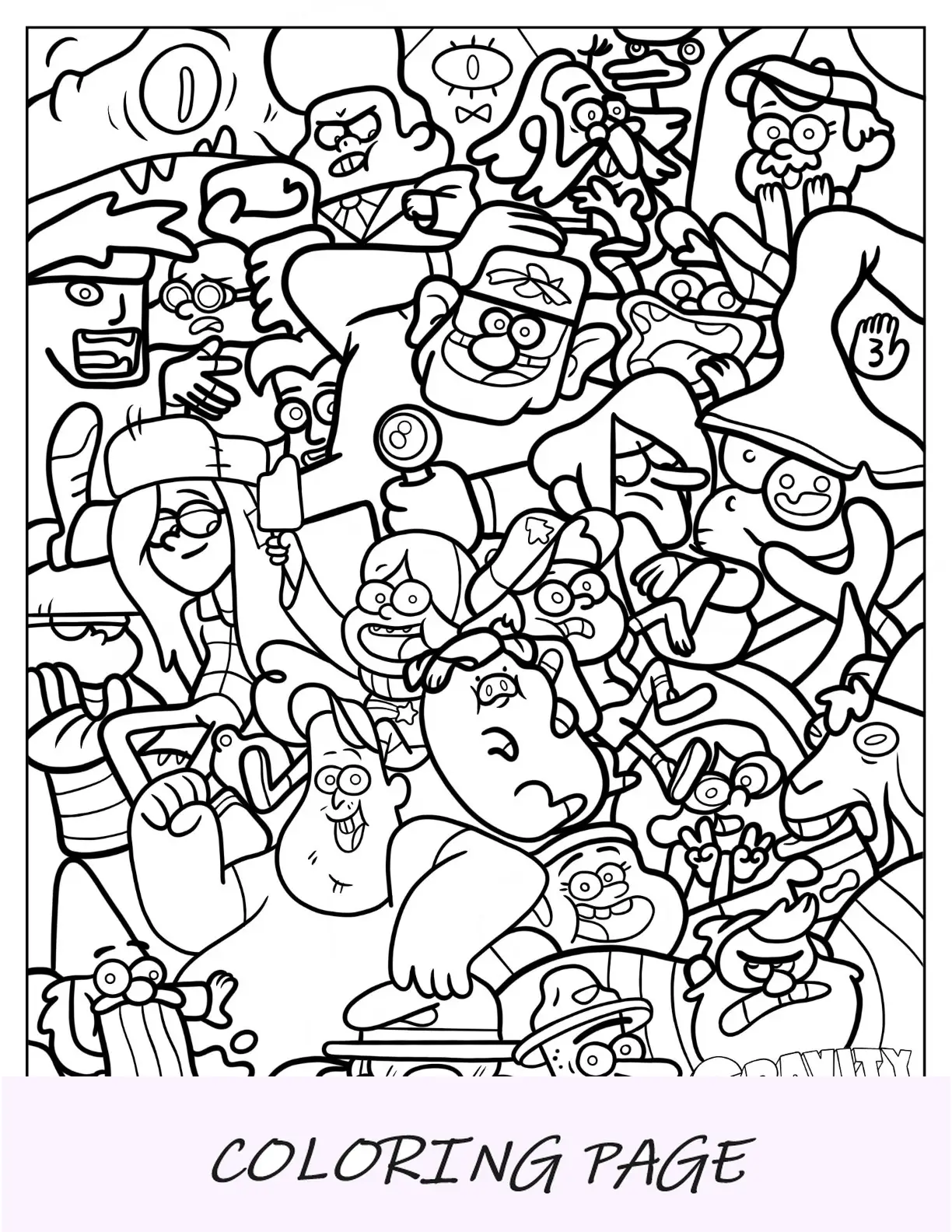 Pagina da colorare di Soos Ramirez che dà il pollice in alto