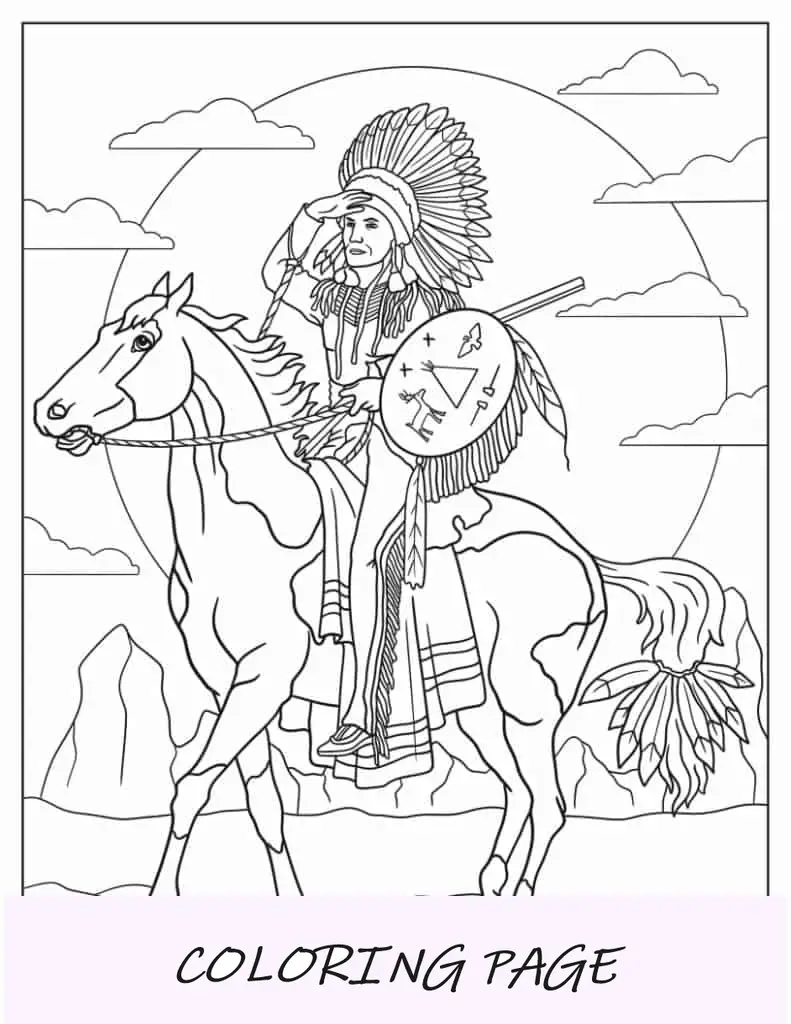 Página para colorir da cidade do Velho Oeste