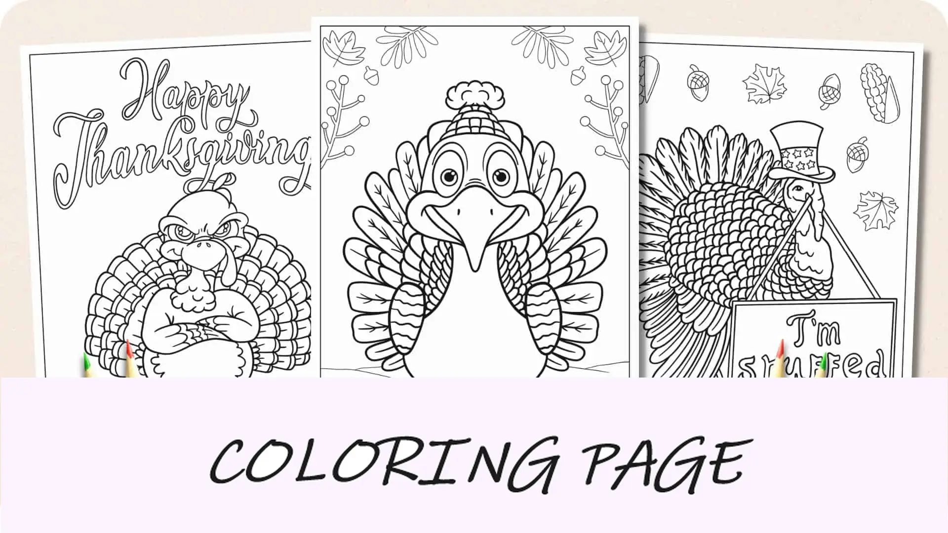 Immagine in evidenza delle pagine da colorare della Turchia