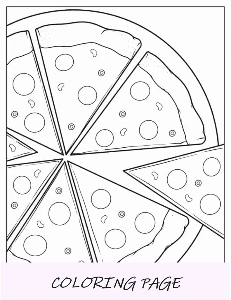 Contorno simples de pizza no forno a lenha