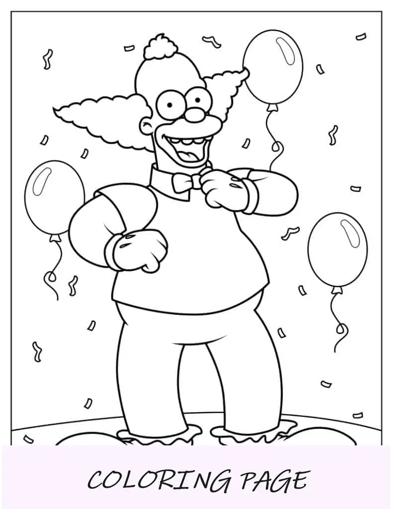 Krusty, o palhaço dos Simpsons
