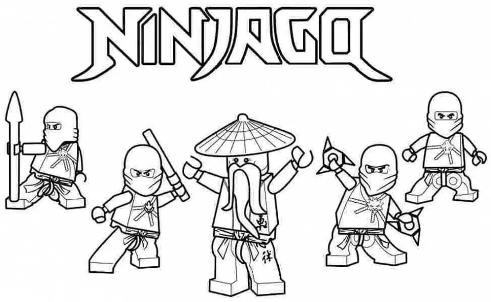 Lego Ninjago Coloring Pages Printable