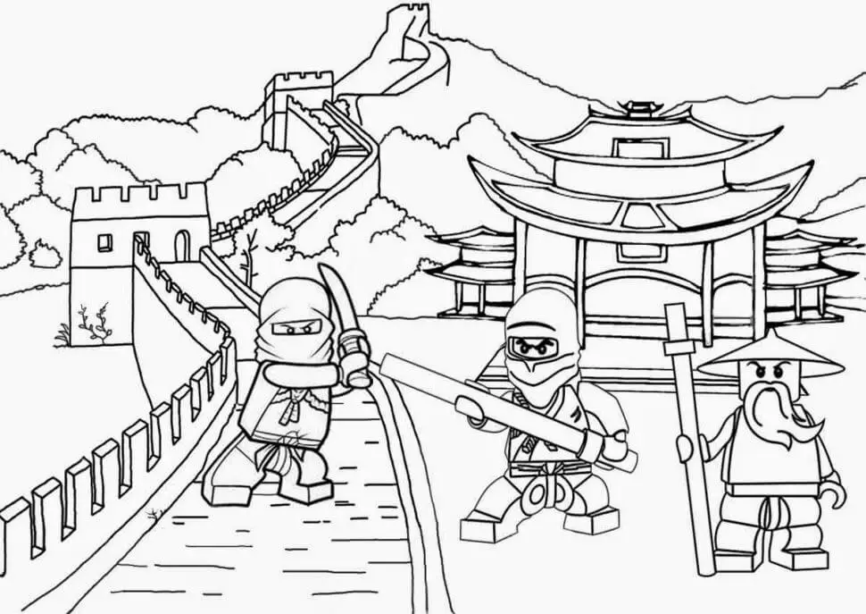 Lego Ninjago Coloring Pages Free