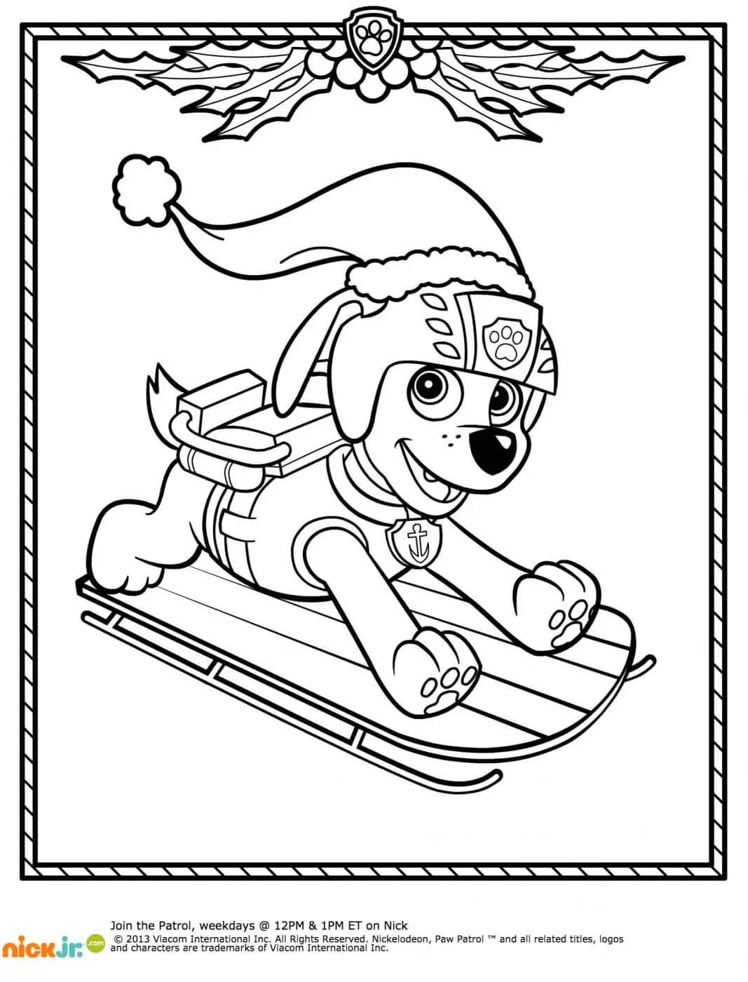 Paw Patrol Coloring Pages Marshalls Vehicle