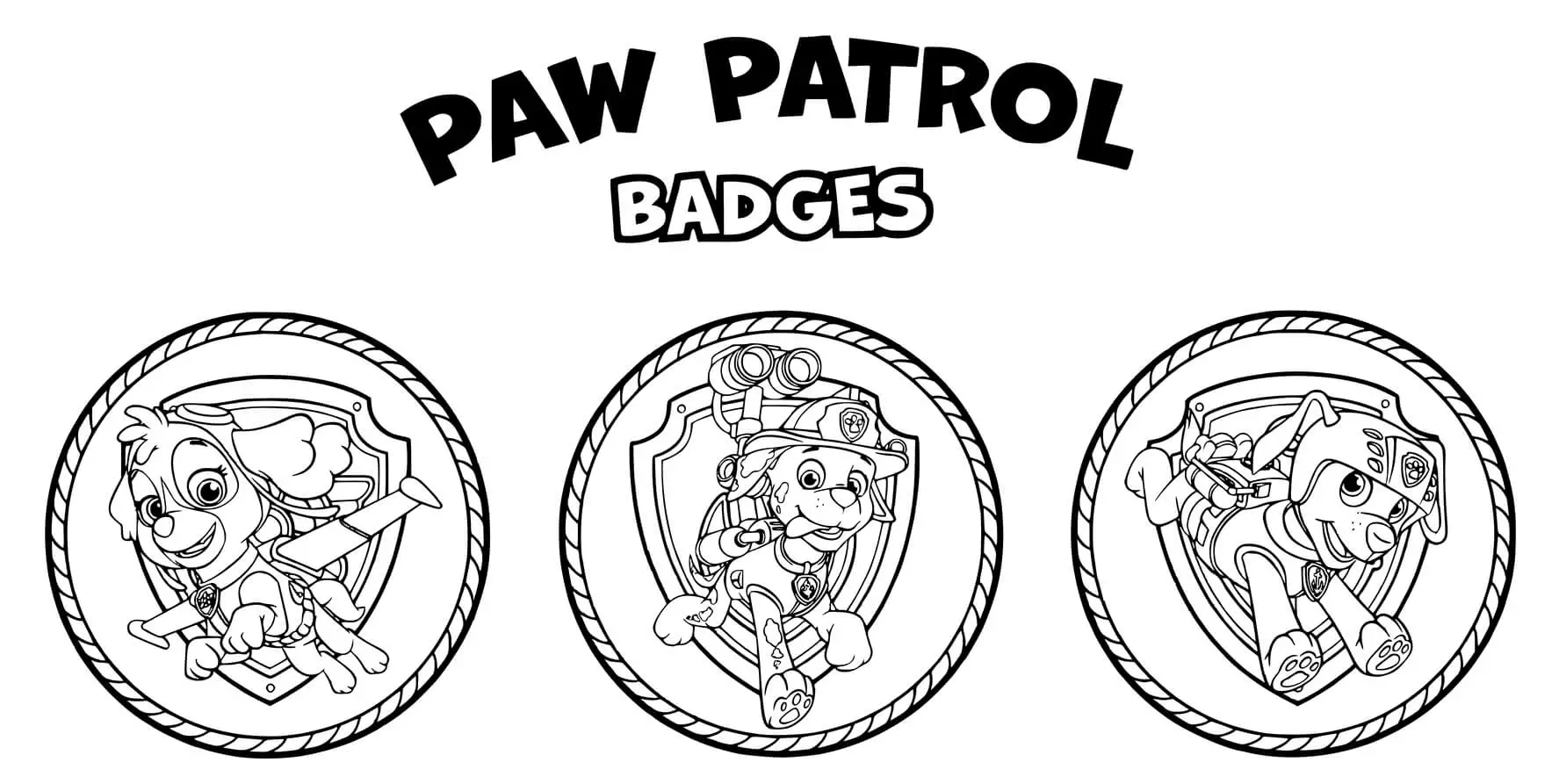 Rocky Paw Patrol Coloring Pages