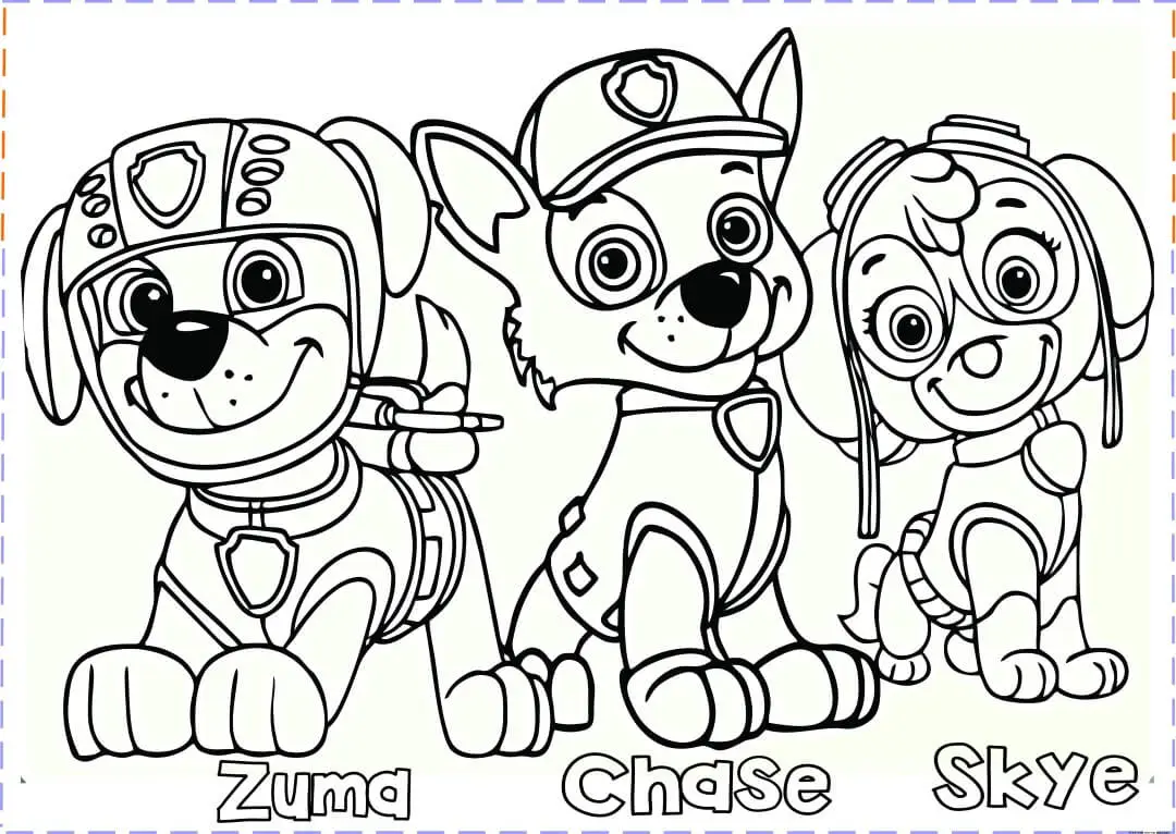 Free Paw Patrol Coloring Pages