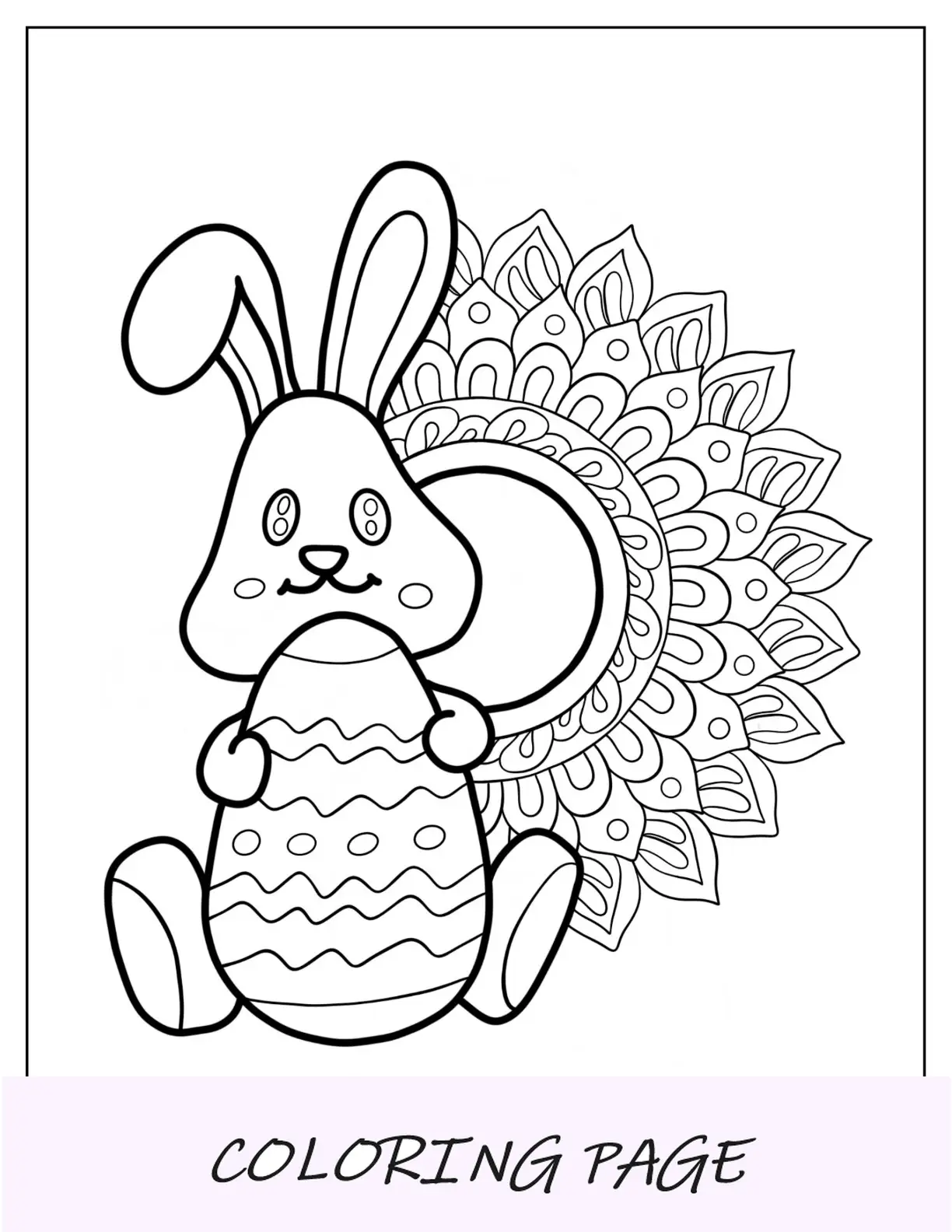 Diseño de huevos de Pascua con pájaros y lunares