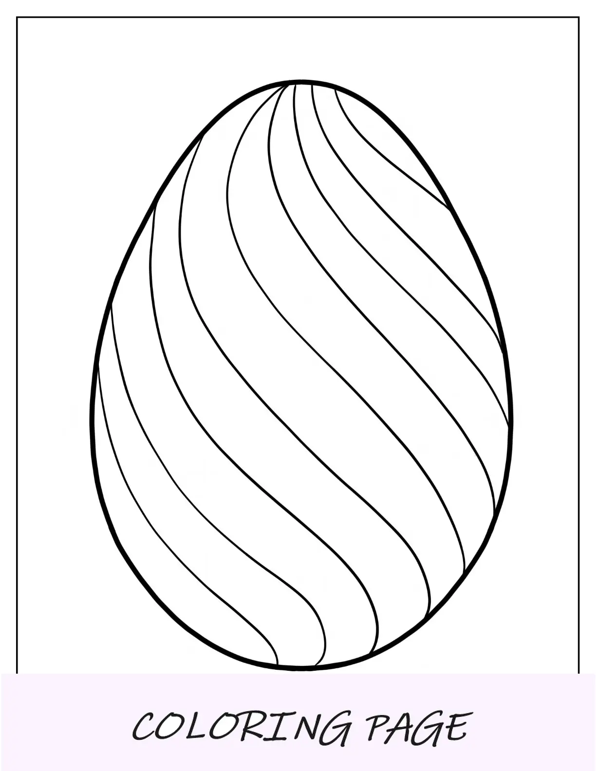 Diseño de huevos de Pascua con lunares y líneas curvas para niños en edad preescolar