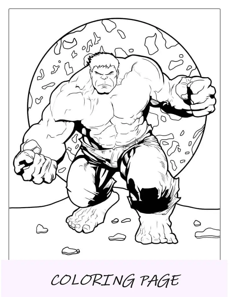 Hulk detalhado com o mundo ao fundo