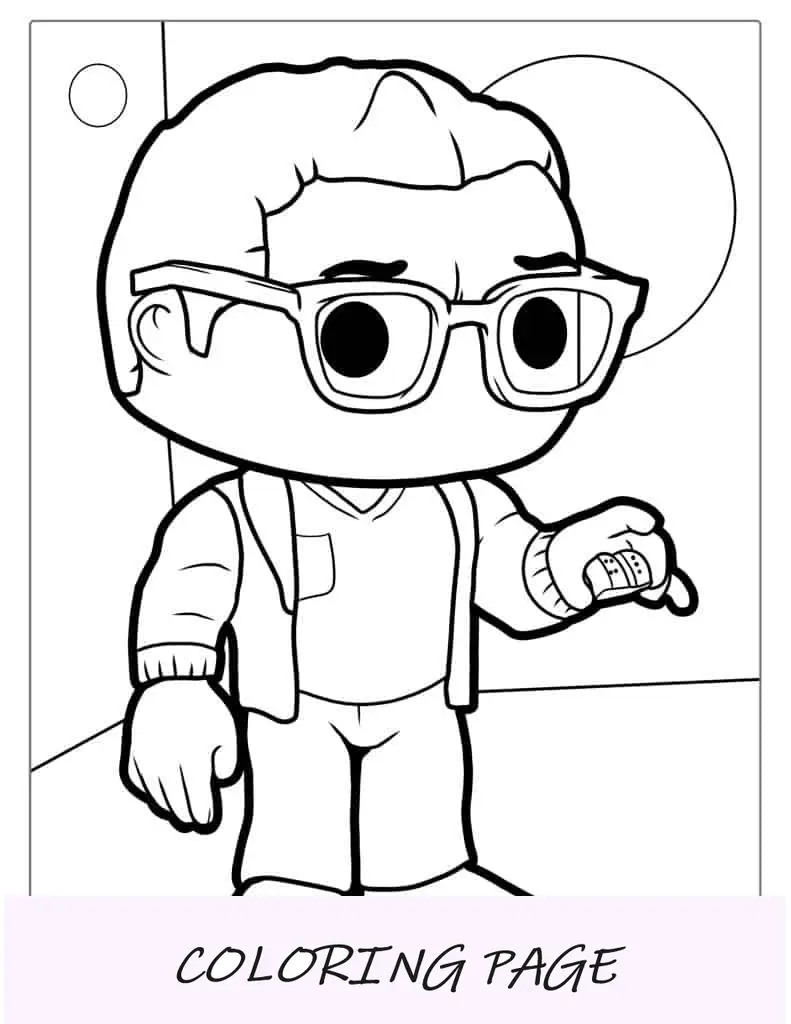 Funko Pop Bruce Banner usando óculos