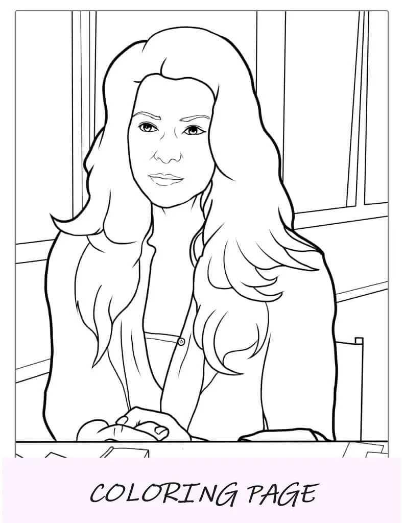 Advogada da Marvel She Hulk para colorir