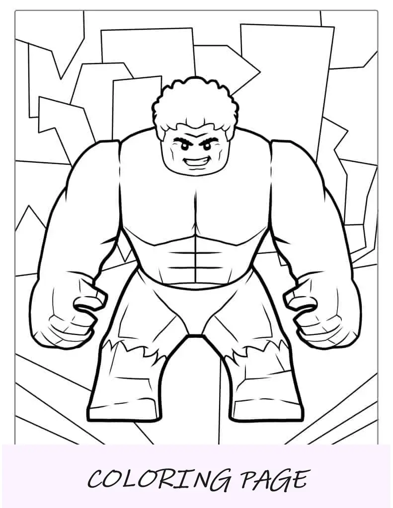 Lego Hulk Sorridente Hulk Smash