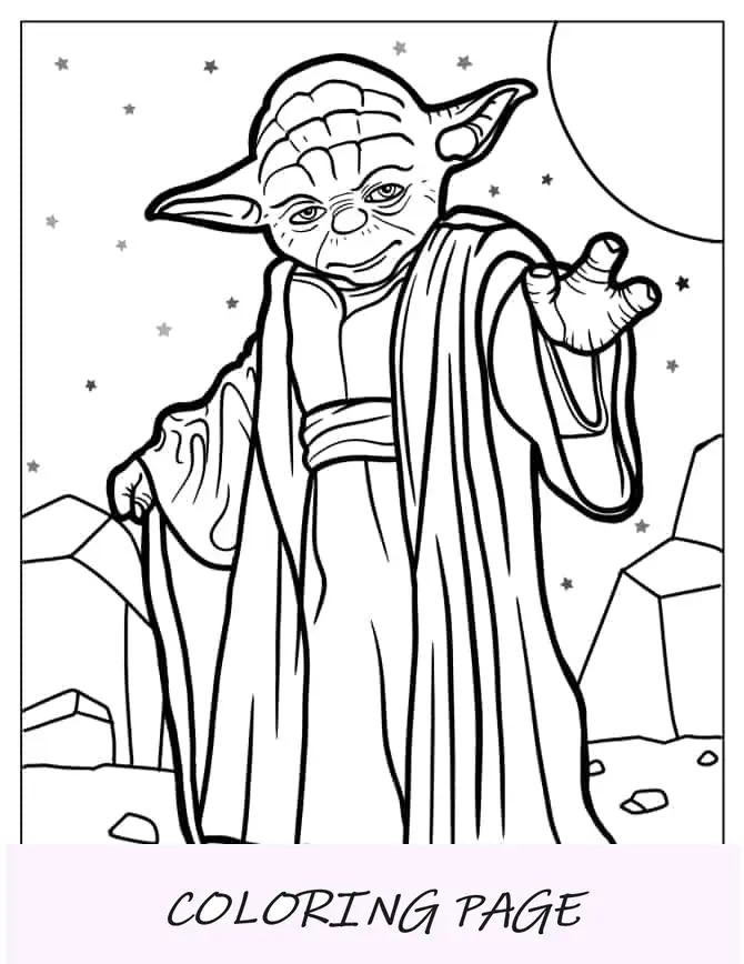 Yoda usando a força