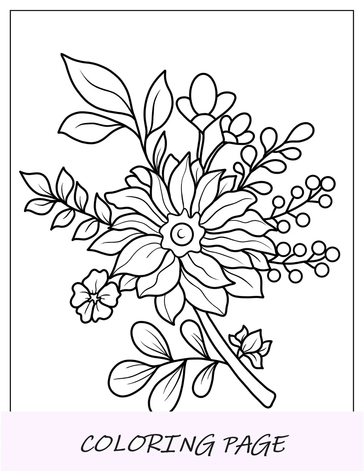 Desenhos de flores para colorir de lindas margaridas
