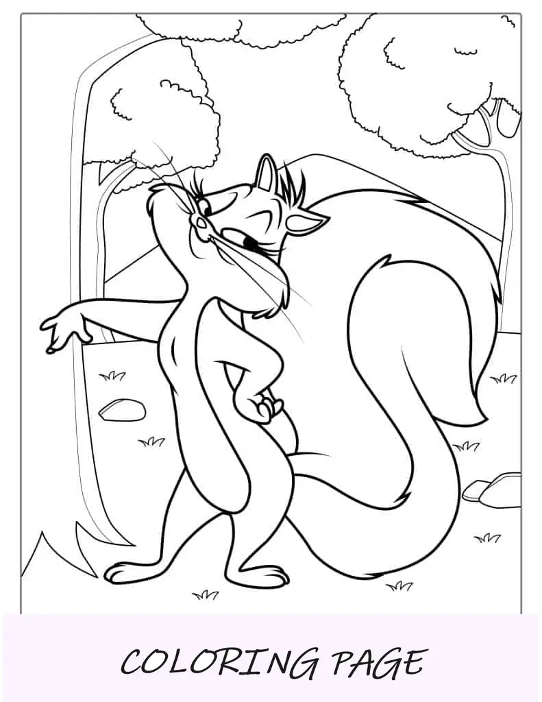 Penelope Pussycat Pagina da colorare per bambini