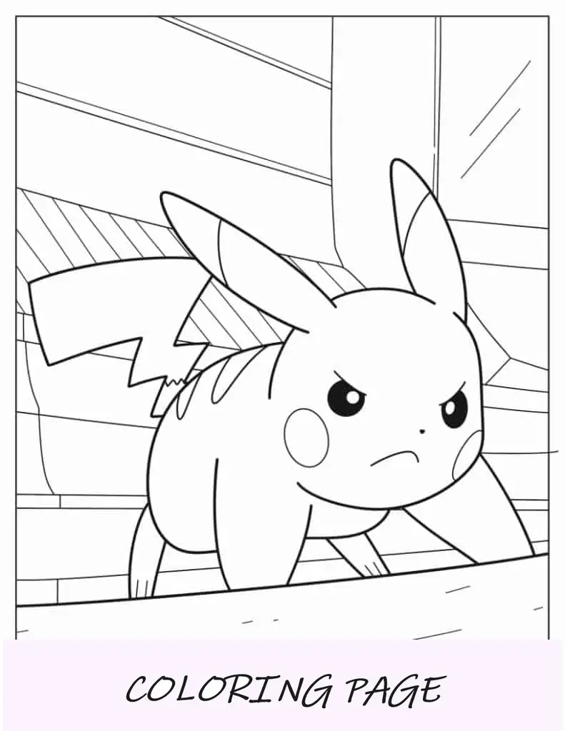 Pikachu pronto para lutar