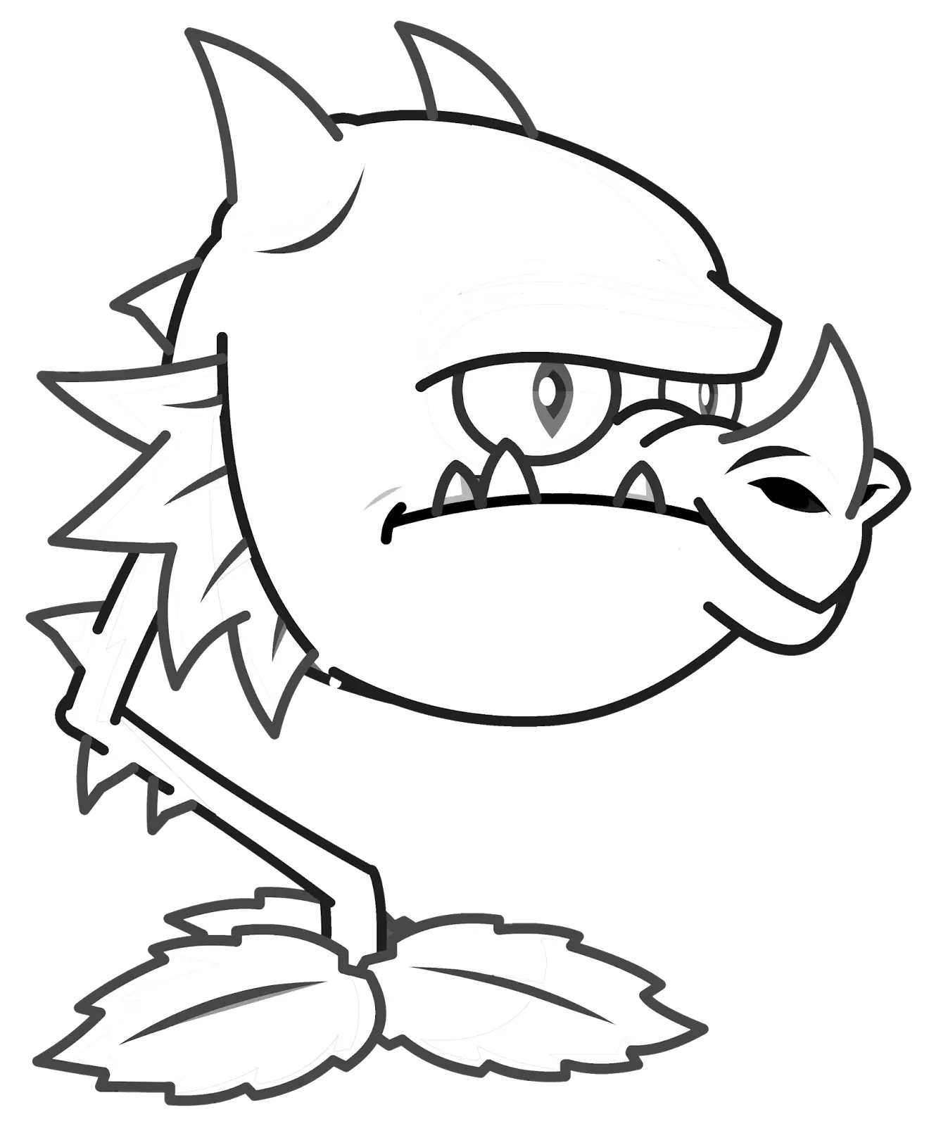 Peace Plants Vs Zombies Coloring Pages