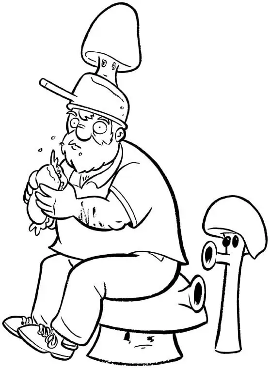 Disco Zombie Plants Vs Zombies Coloring Pages