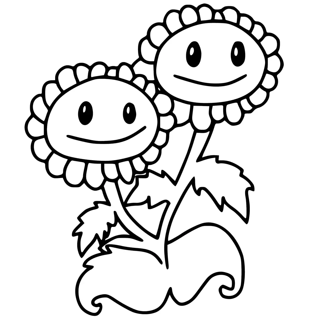 Wall Nut Plants Vs Zombies Coloring Pages