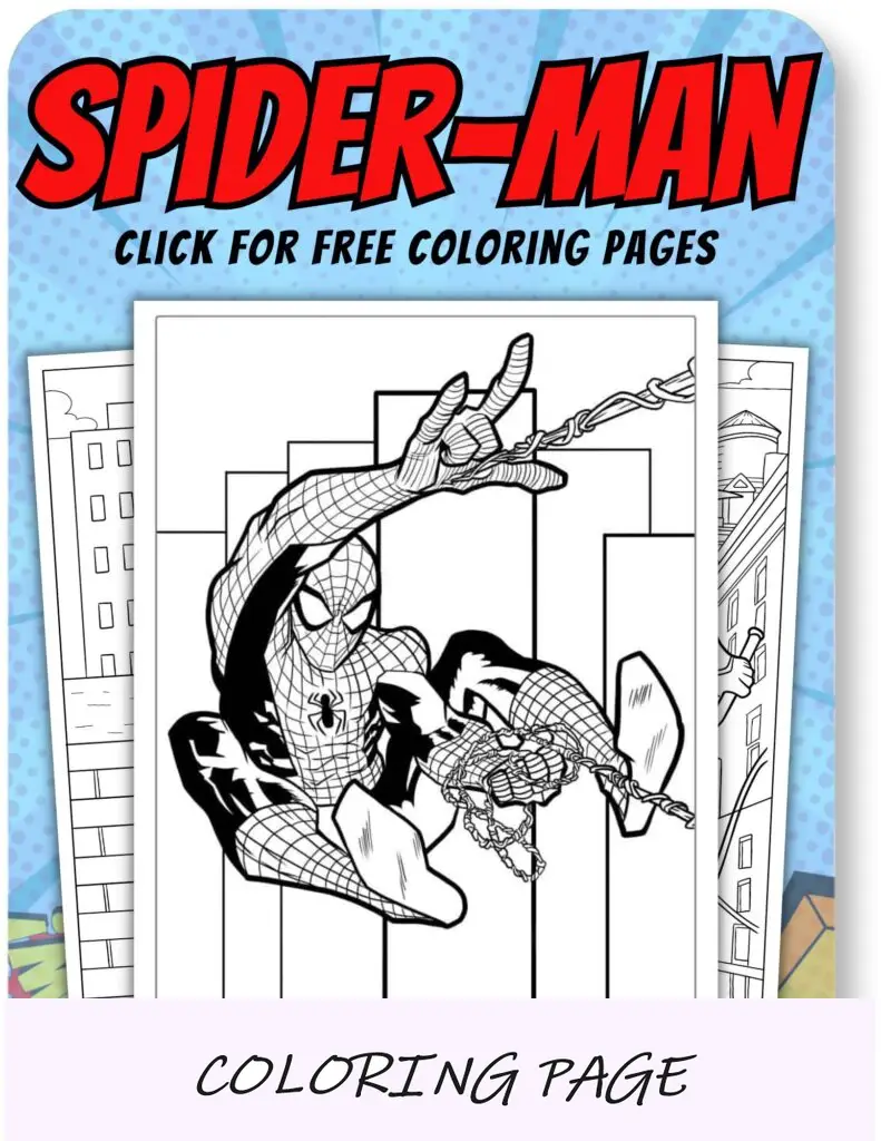 Disegni da colorare di Spider-Man per supereroi