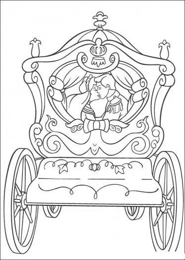 Disney Wedding Coloring Page