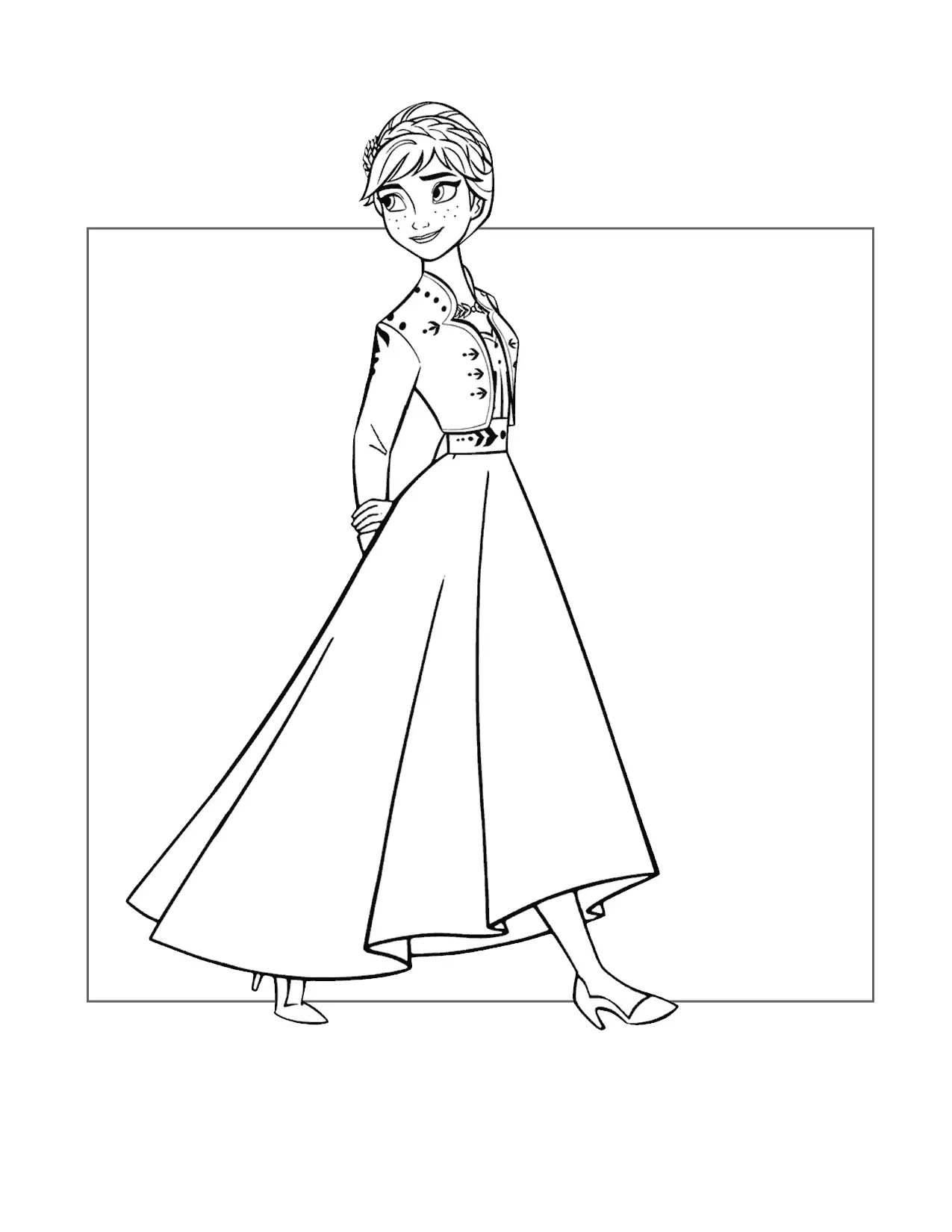Anna Coloring Pages