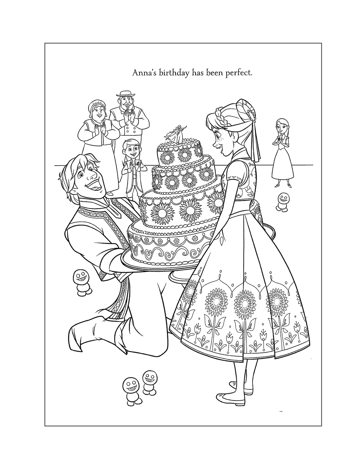 Annas Birthday Coloring Page