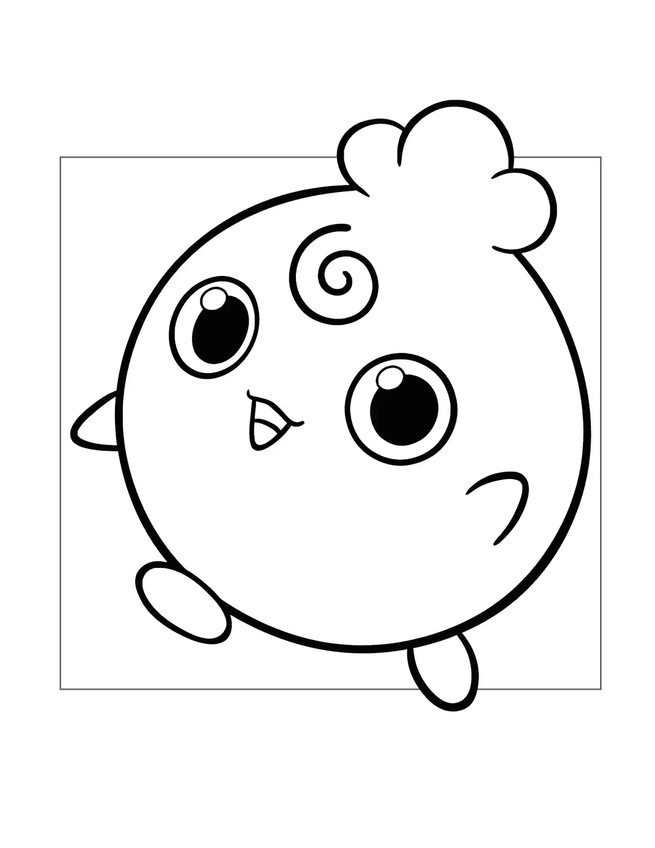 Igglybuff Pokemon Coloring Page