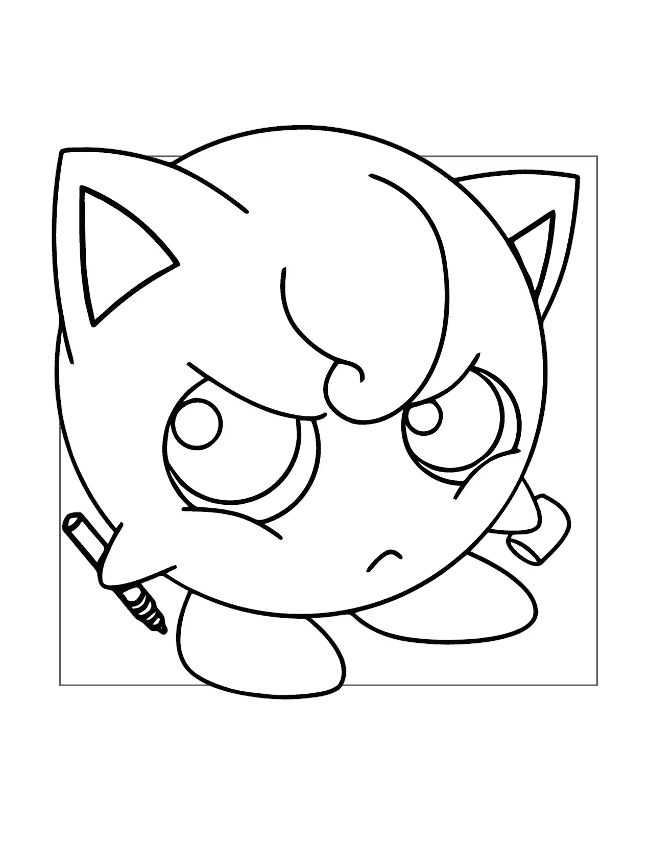Jigglypuffs Marker Coloring Page