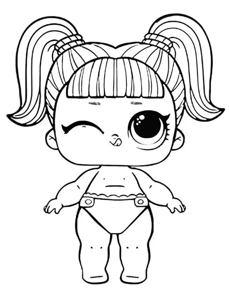 Fresh Lol Dolls Coloring Pages
