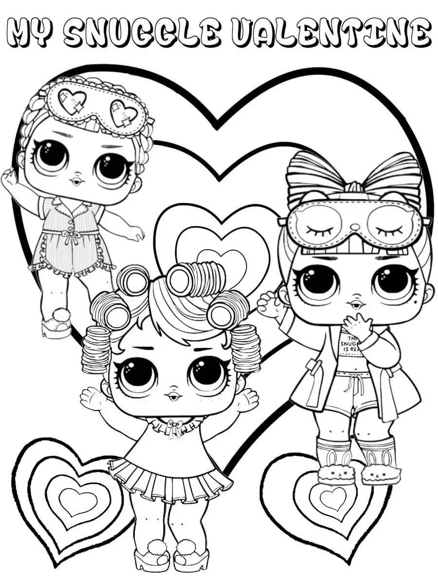Majorette Lol Dolls Coloring Pages