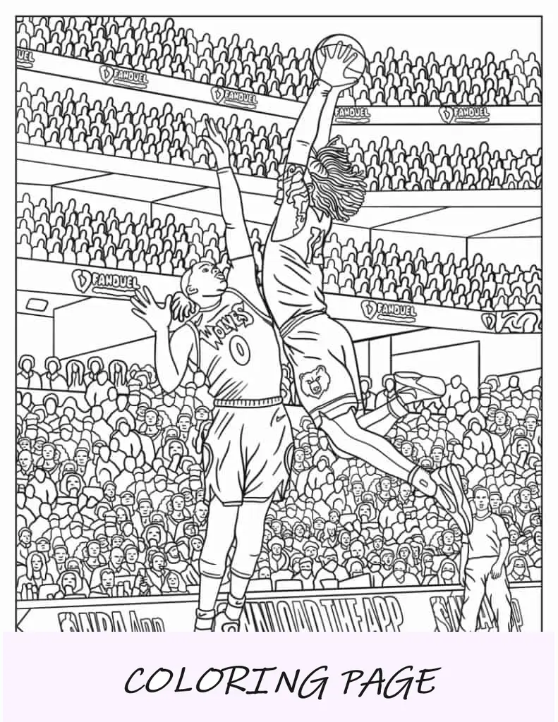Jugador de baloncesto mojando sobre jugador