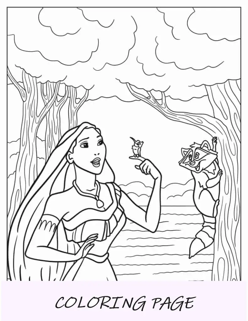Pocahontas na natureza