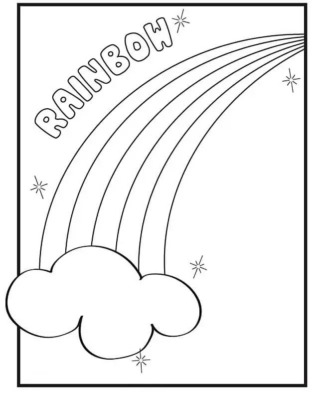 Rainbow Coloring Worksheet2