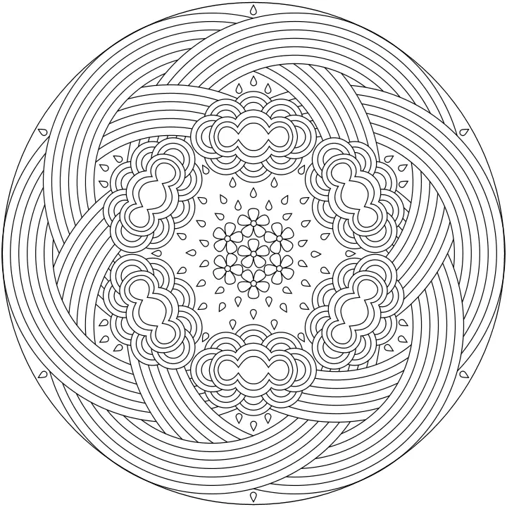 Sunny Day Rainbow Coloring Page