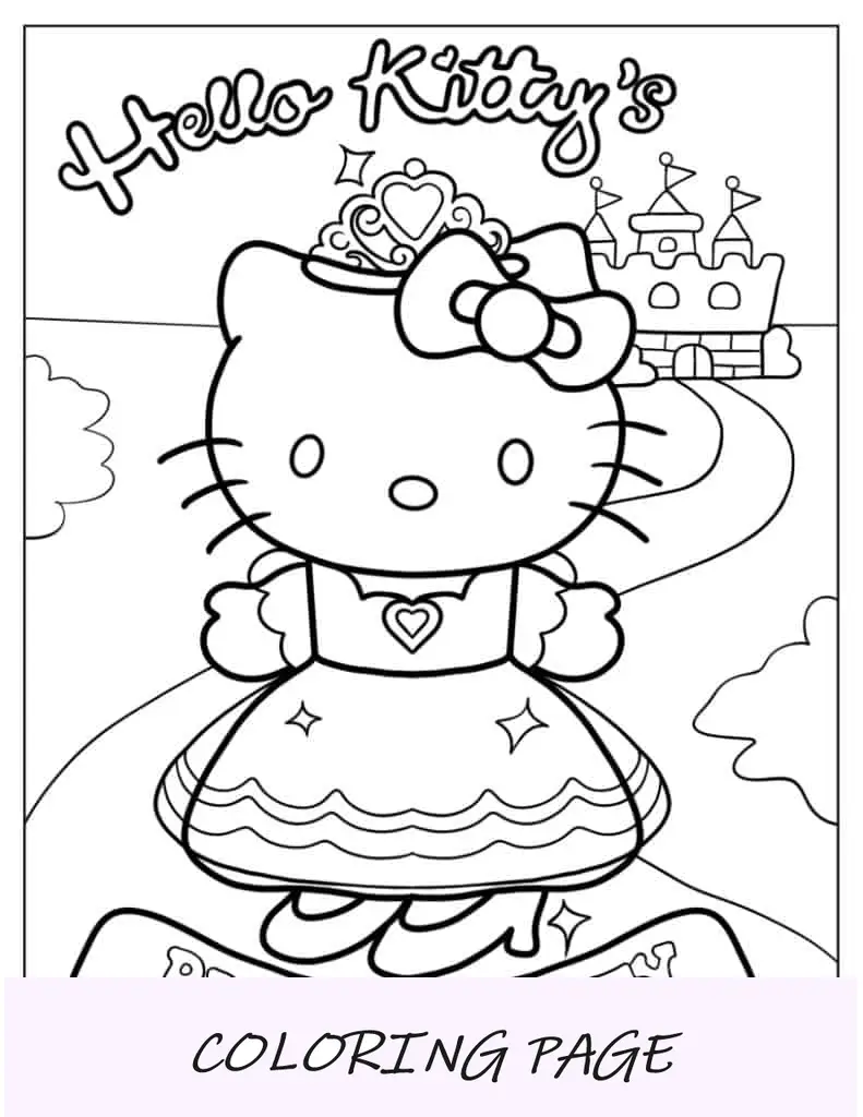 Pôster Festa da Princesa Hello Kitty