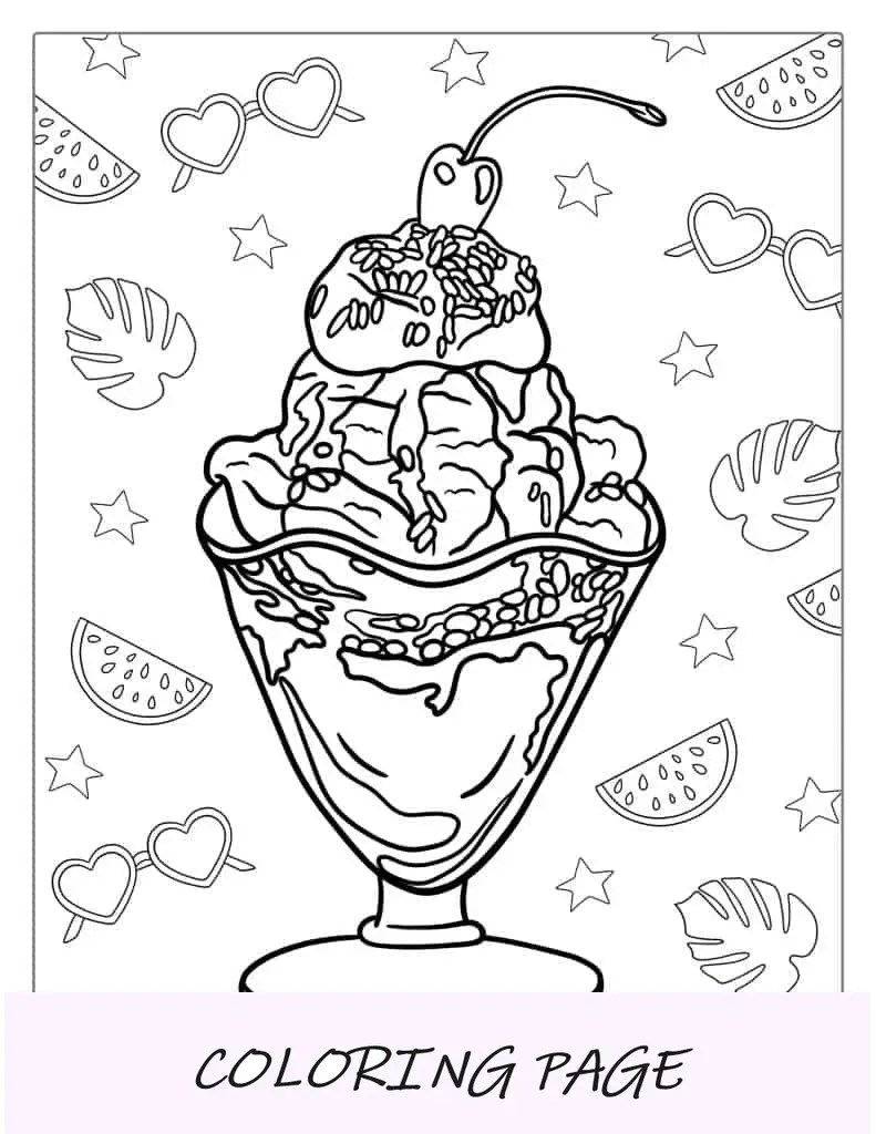 Sundae de sorvete com cereja por cima