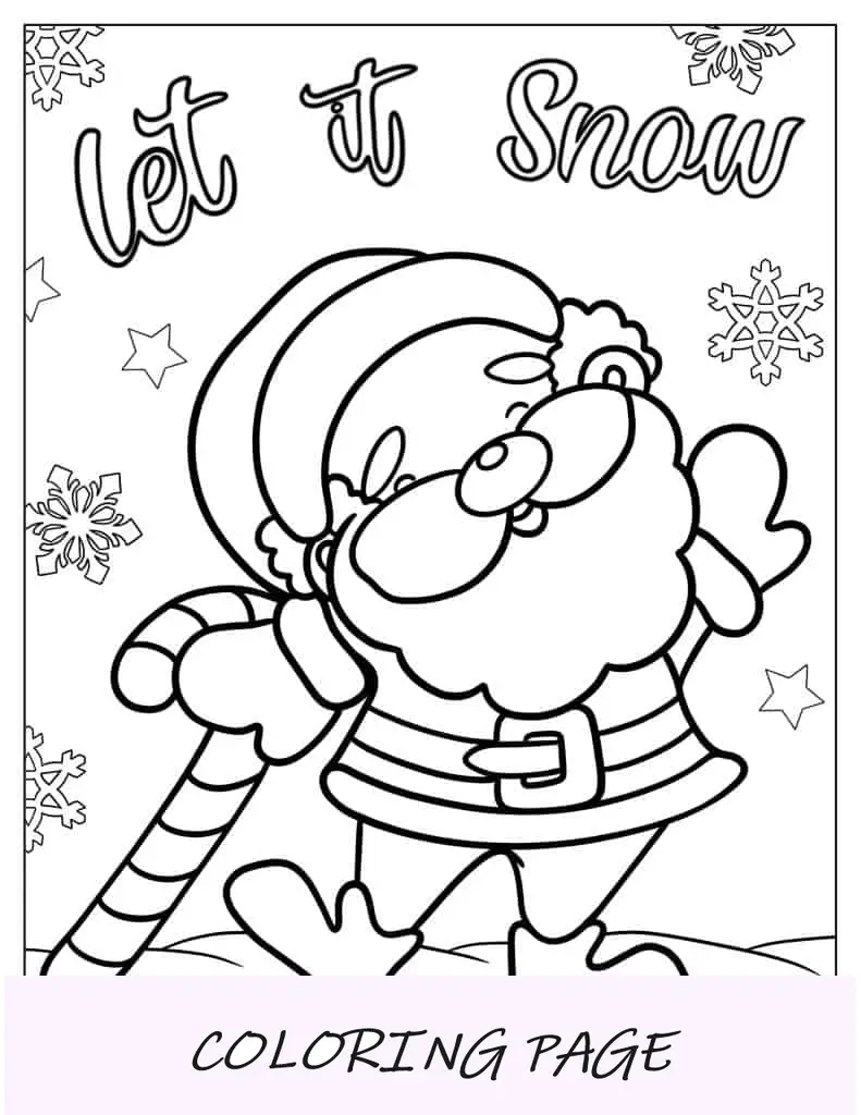 Lego Papá Noel y renos para colorear