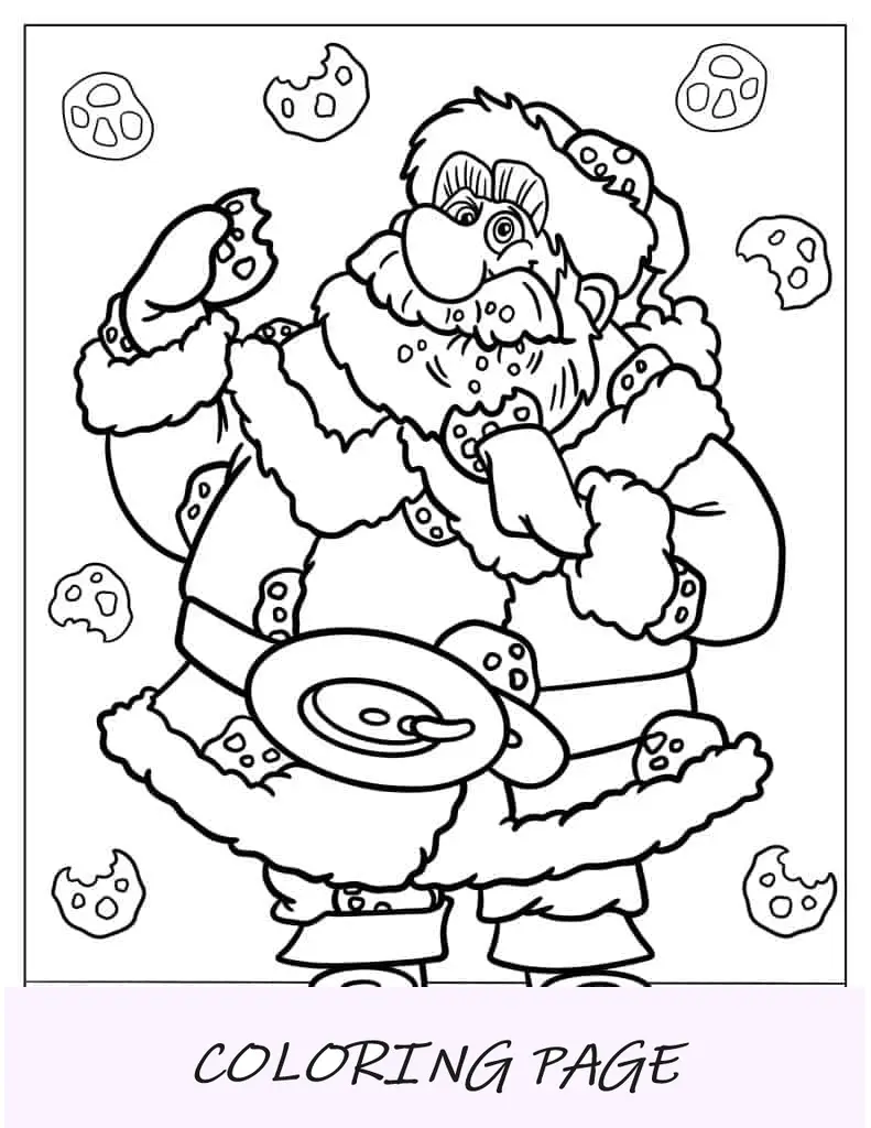 Papá Noel con regalos para niños