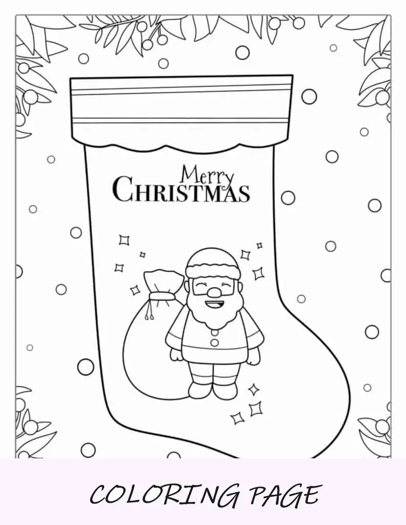 Mickey Mouse disfrazado de Papá Noel para colorear