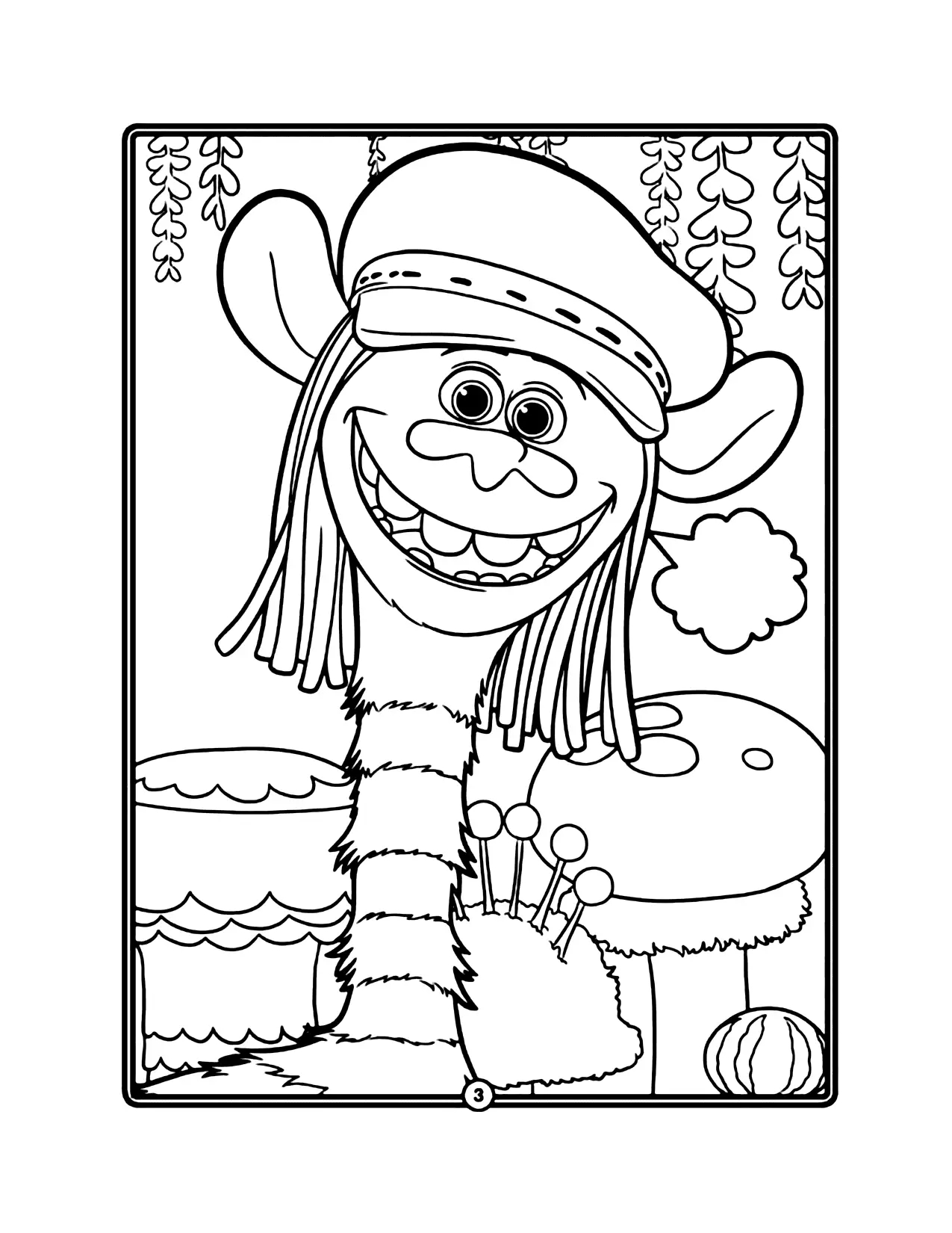 Trolls Coloring Pages Poppy