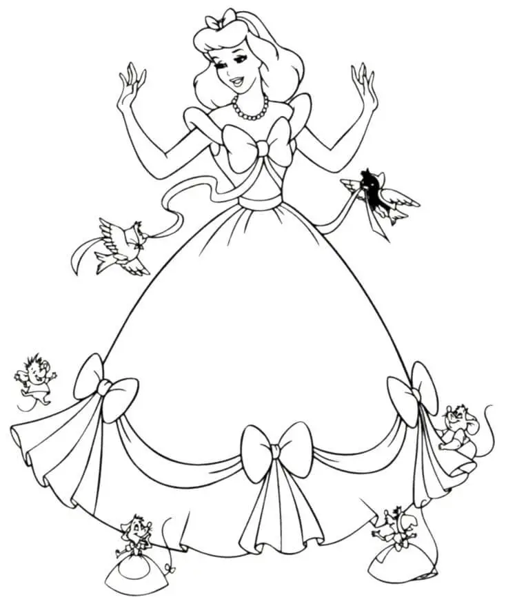 Disney Princess Coloring Pages